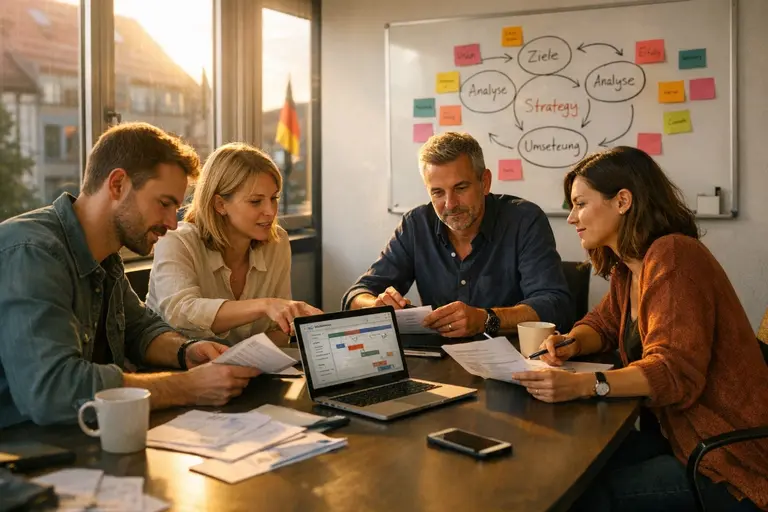 DigiRift Team bei KI-Strategie-Meeting