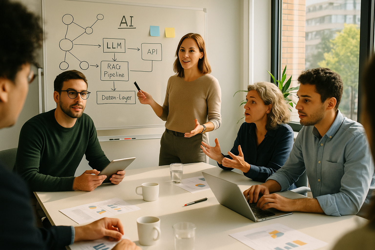 DigiRift Team bei KI-Strategie-Meeting