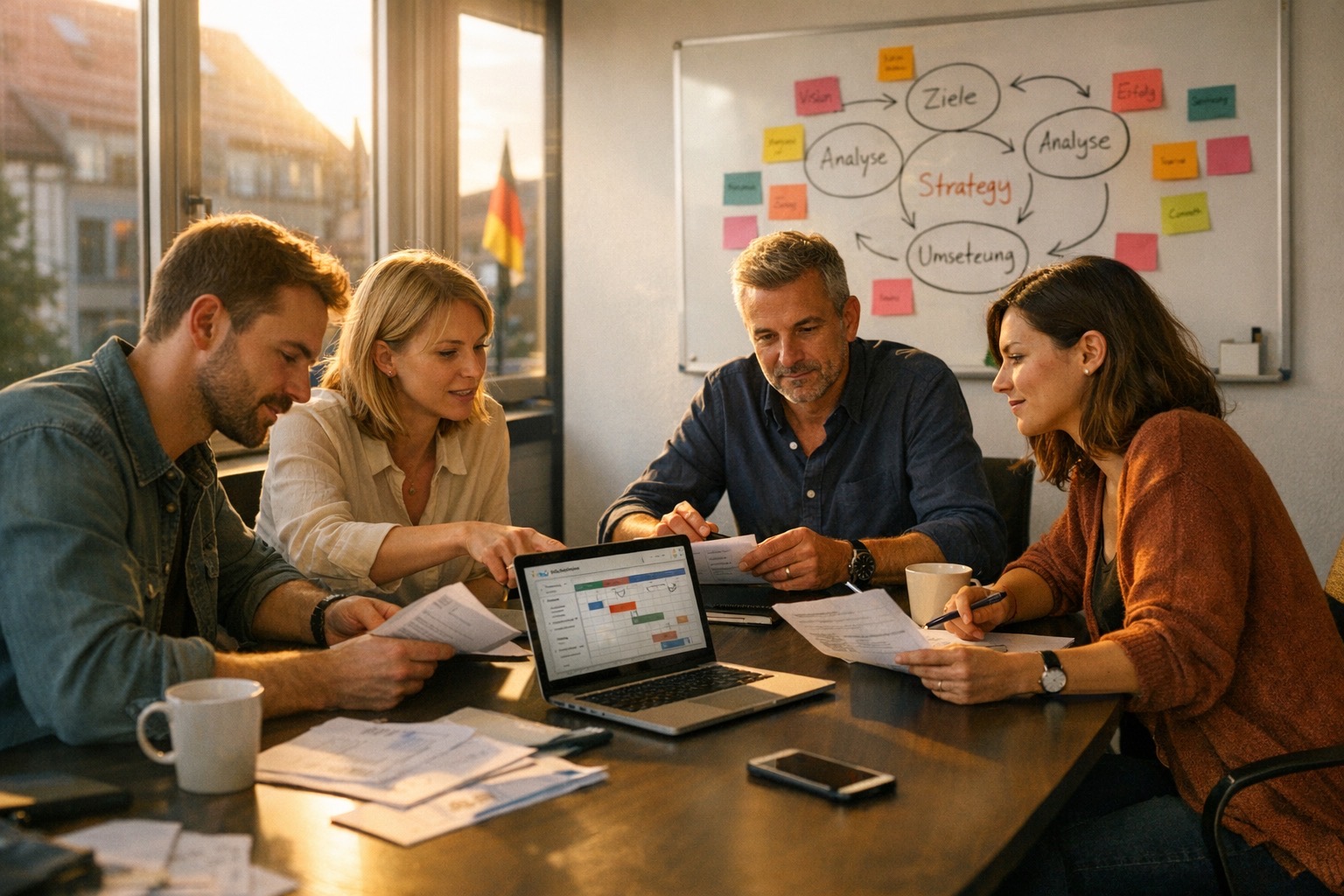 DigiRift Team bei KI-Strategie-Meeting